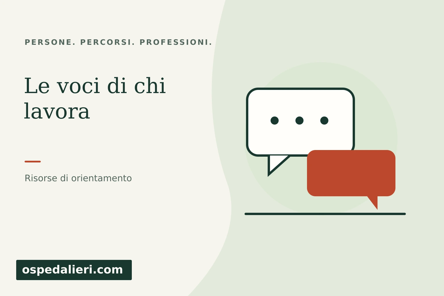 Immagine illustrativa del percorso: Voci dal lavoro